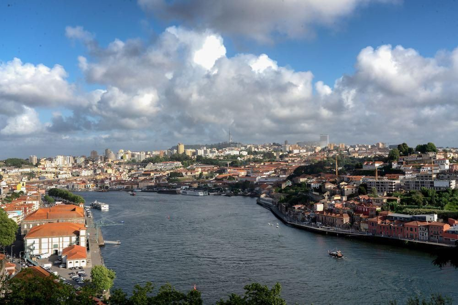 portugal oporto vistas jardines palacio cristal