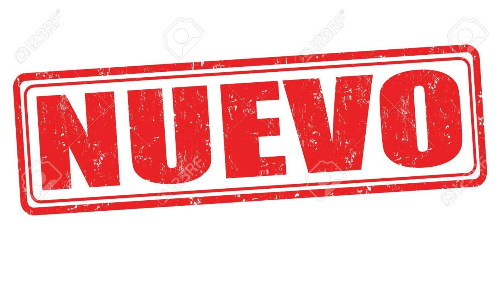 Nuevo (new) sign or stamp