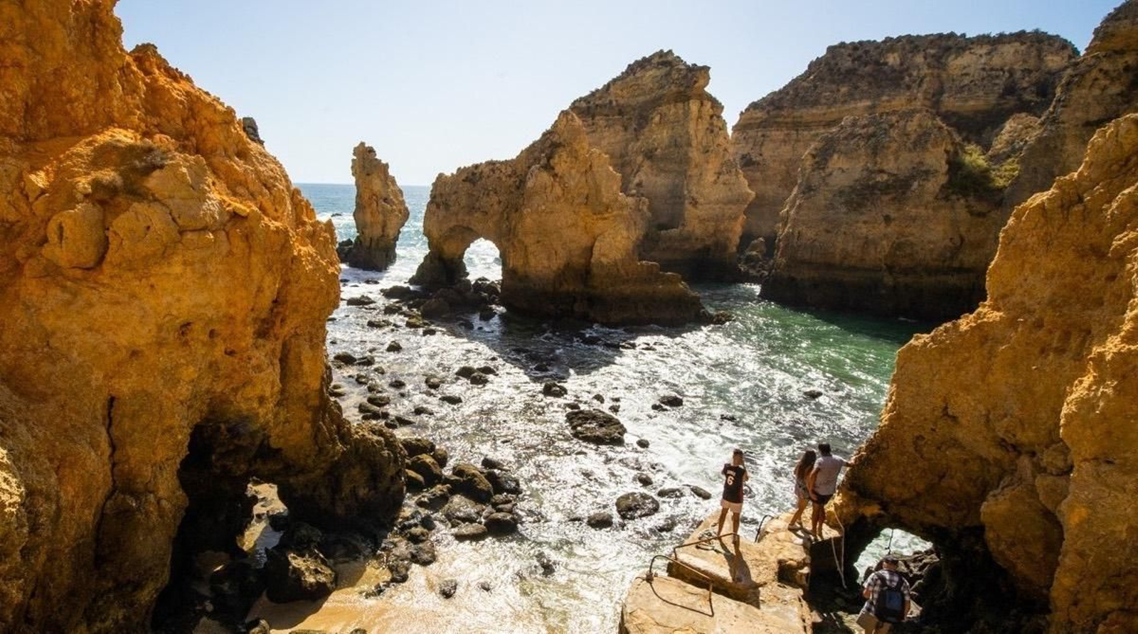 portugal algarve lagos ponta piedade